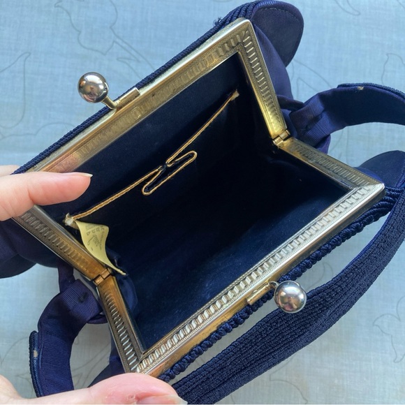 Vintage 1940s Telephone Cord Hand Bag ☎️ - Picture 6 of 9